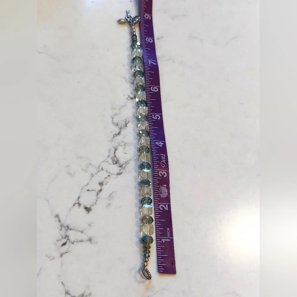 New 8 1/2 Inch Crystal Bracelet.